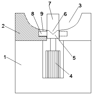 Supporting tool for columnar workpiece machining