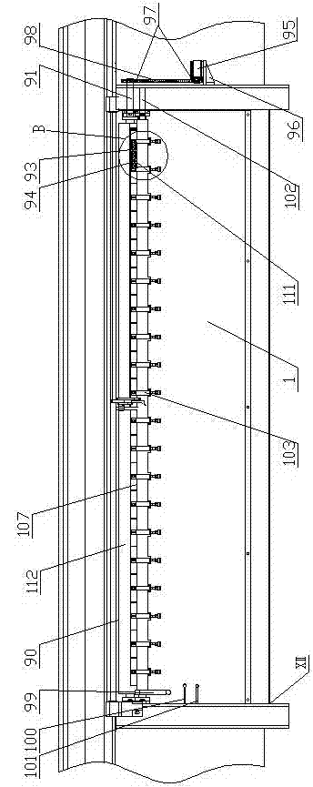 Roller combined device for full automatic double machine head 2.5 flat knitting machine