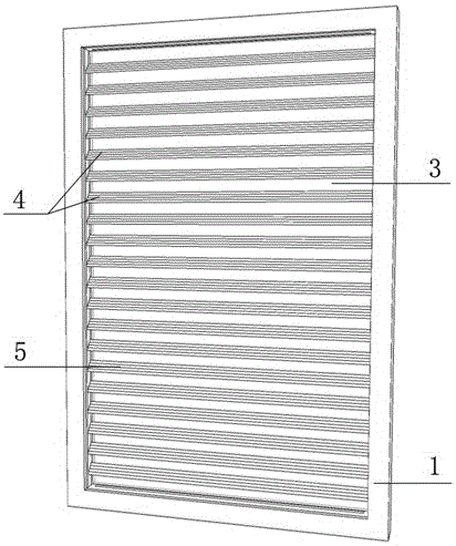 Louver type reversible heat-absorption plate core and air heat collection window system