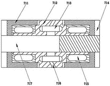 Self-deblocking pipe cleaner provided with rotary heads and gas throttling preventing device