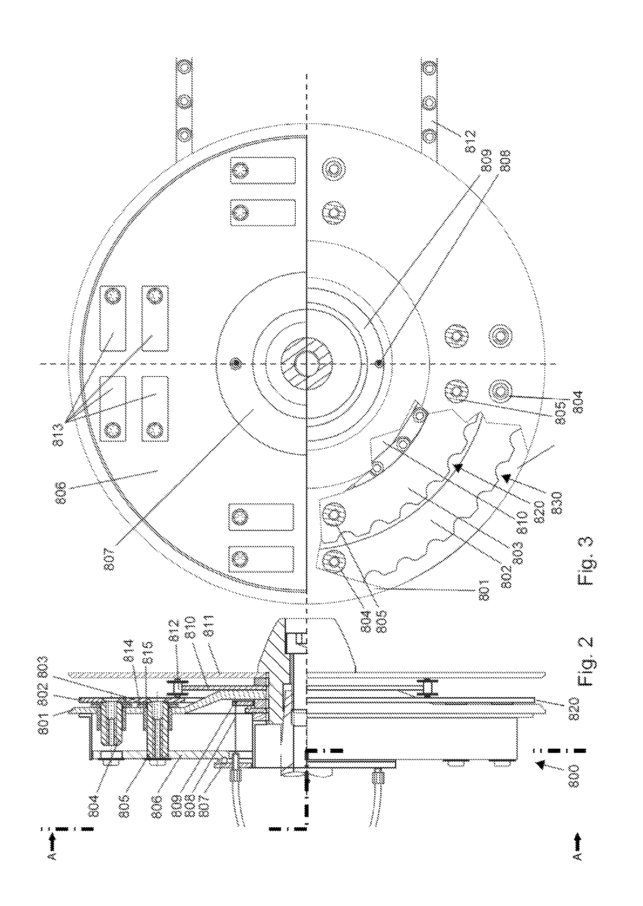 Mechanism for transmitting a rotary movement with variable transmission ratio