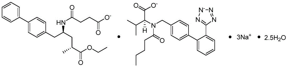 Refining method for enkephalin enzyme inhibitor and angiotensin II receptor antagonist eutectic compound