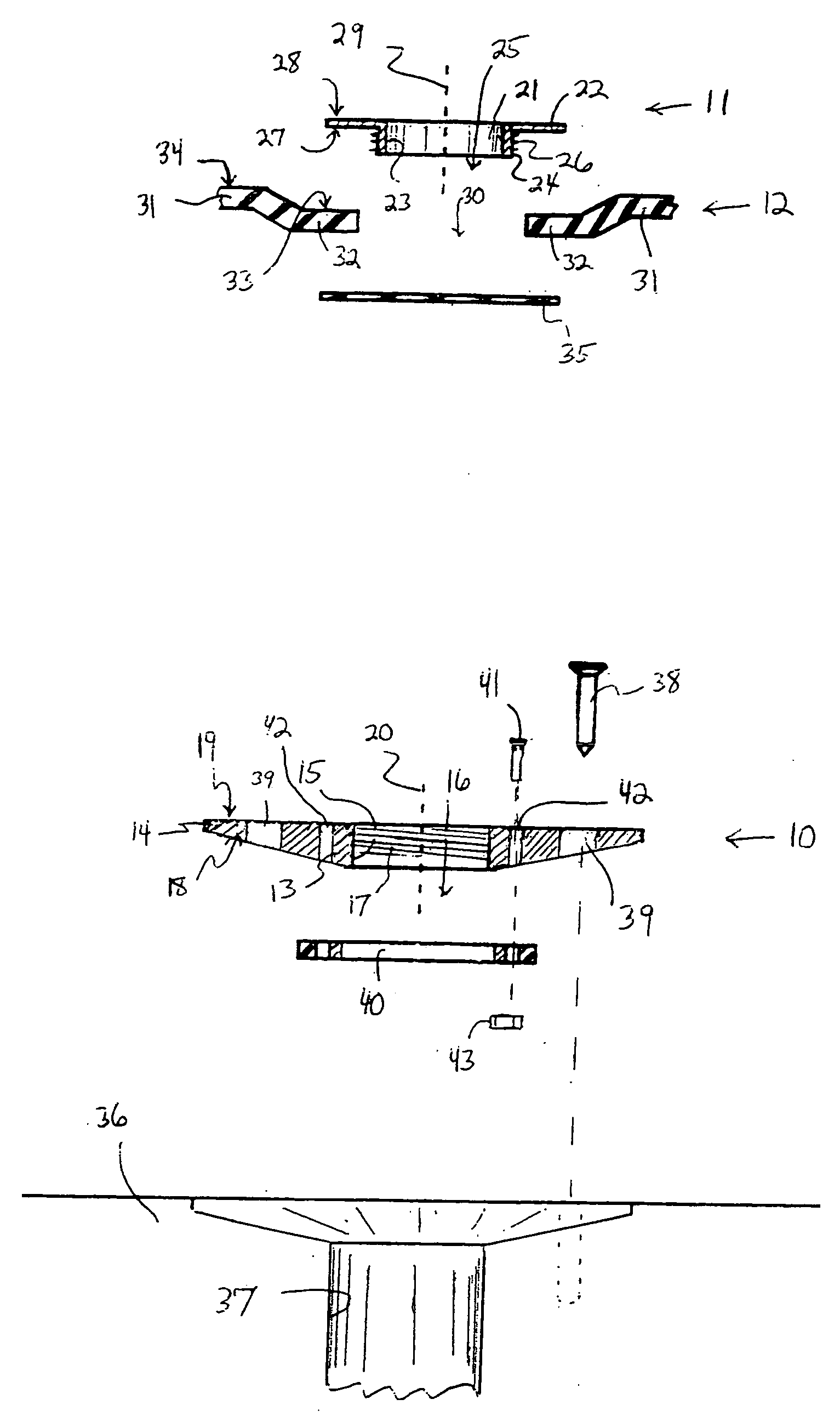 Assembly for mounting shower or bath insert, insert assembly, and method of mounting insert assembly