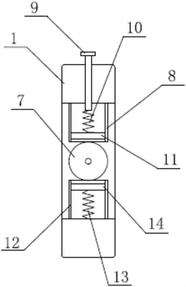 A loom shuttle with a weft tension controller