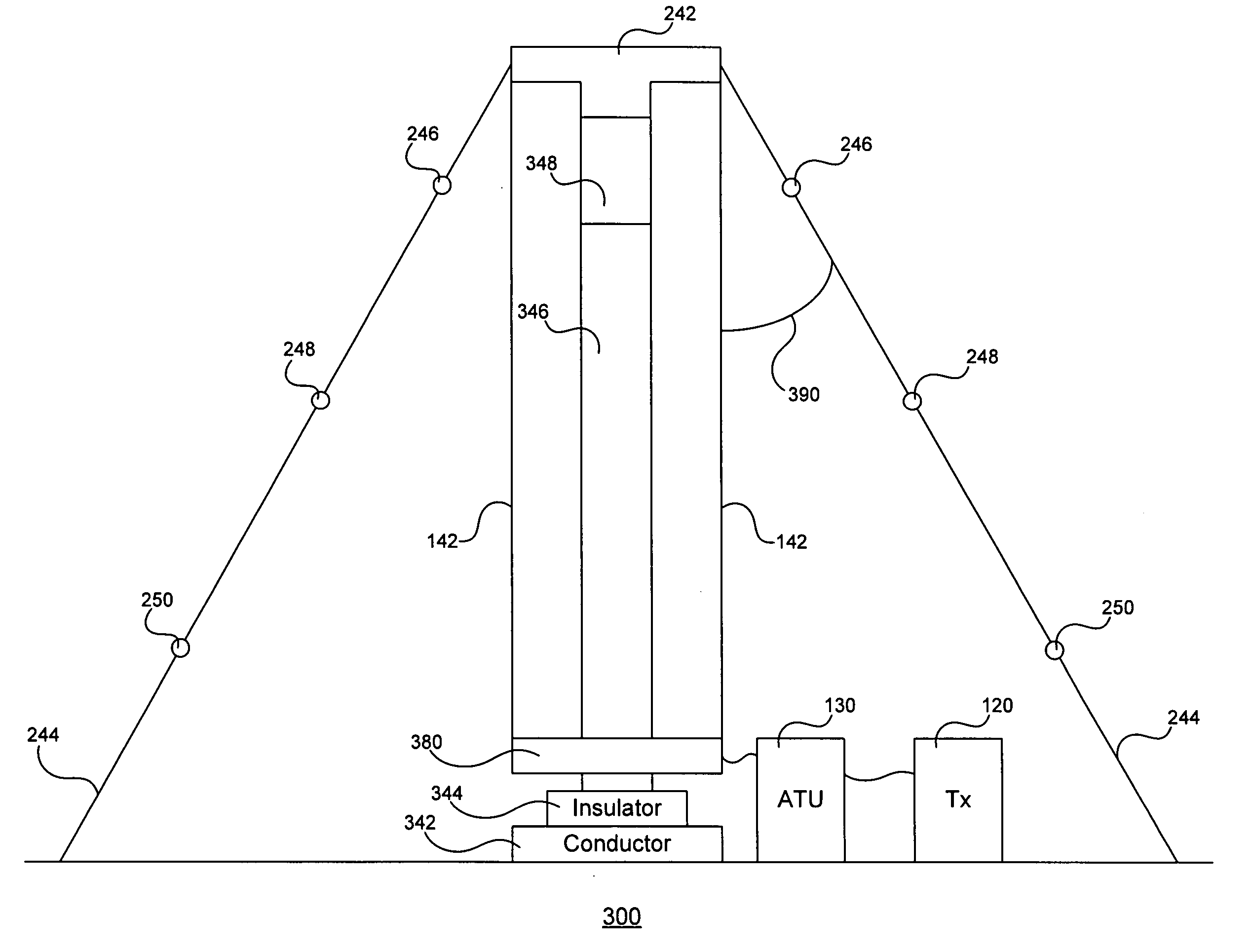 Frequency agile electrically small tactical AM broadcast band antenna system