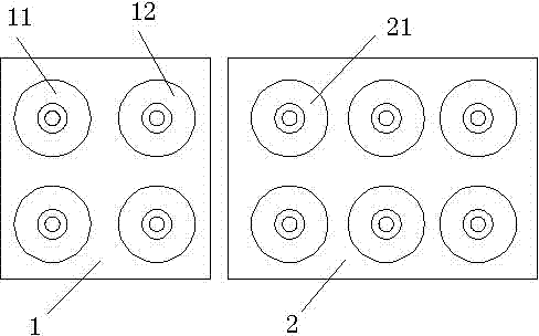 Novel tensioning heat-setting heating device