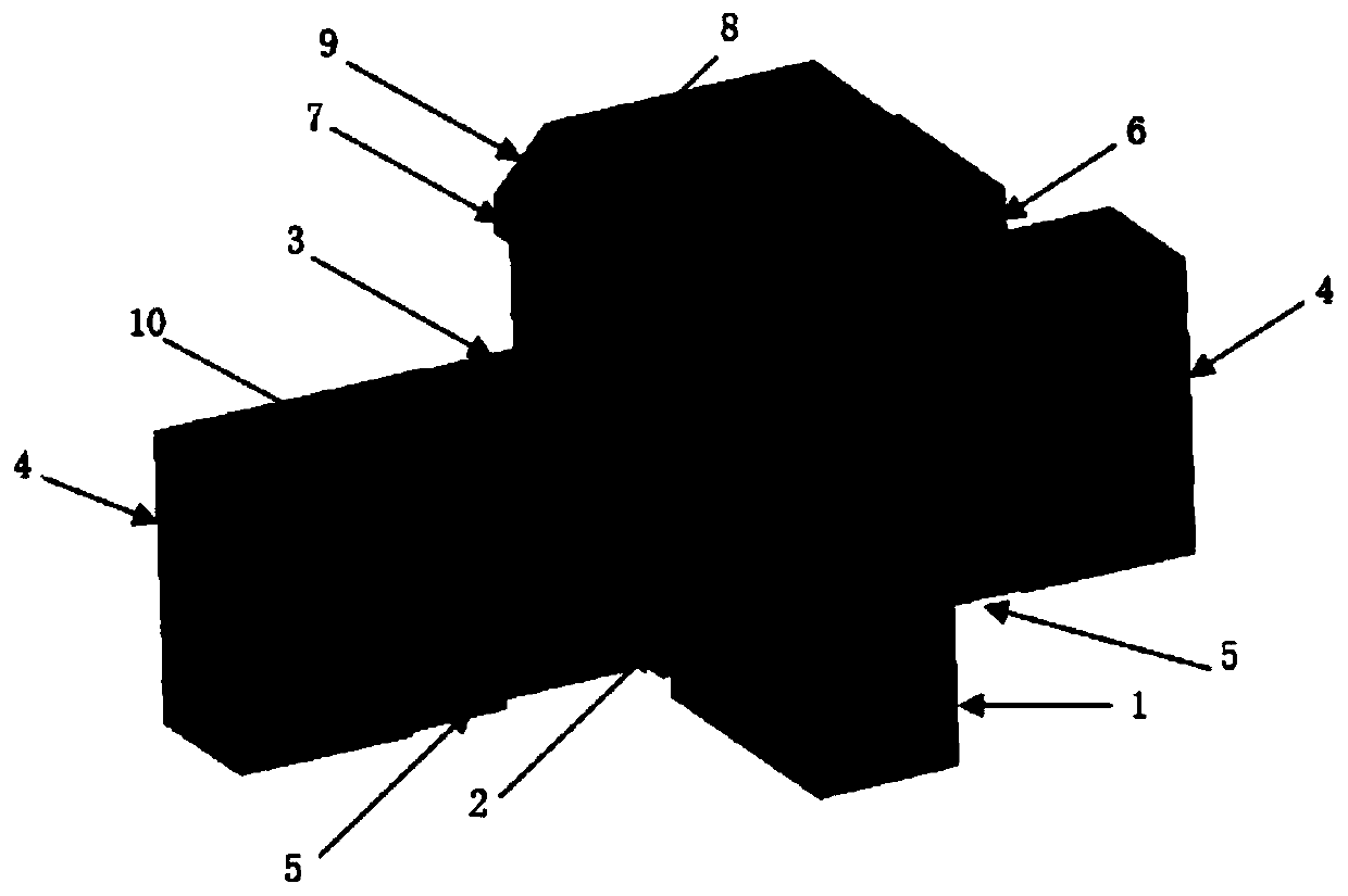 Broadband rectangular waveguide magic T