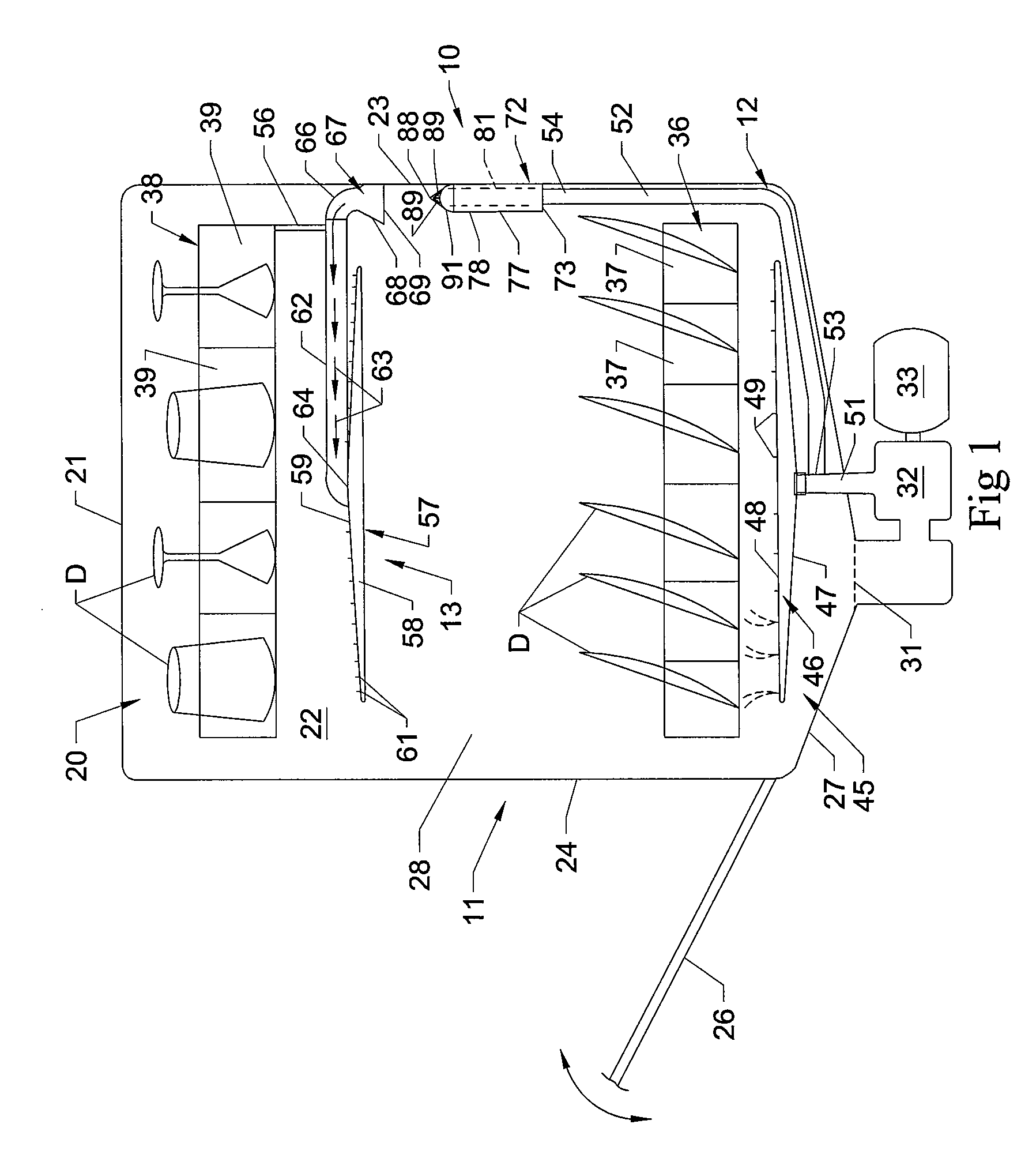 Fluid Coupling Assembly for a Dishwasher