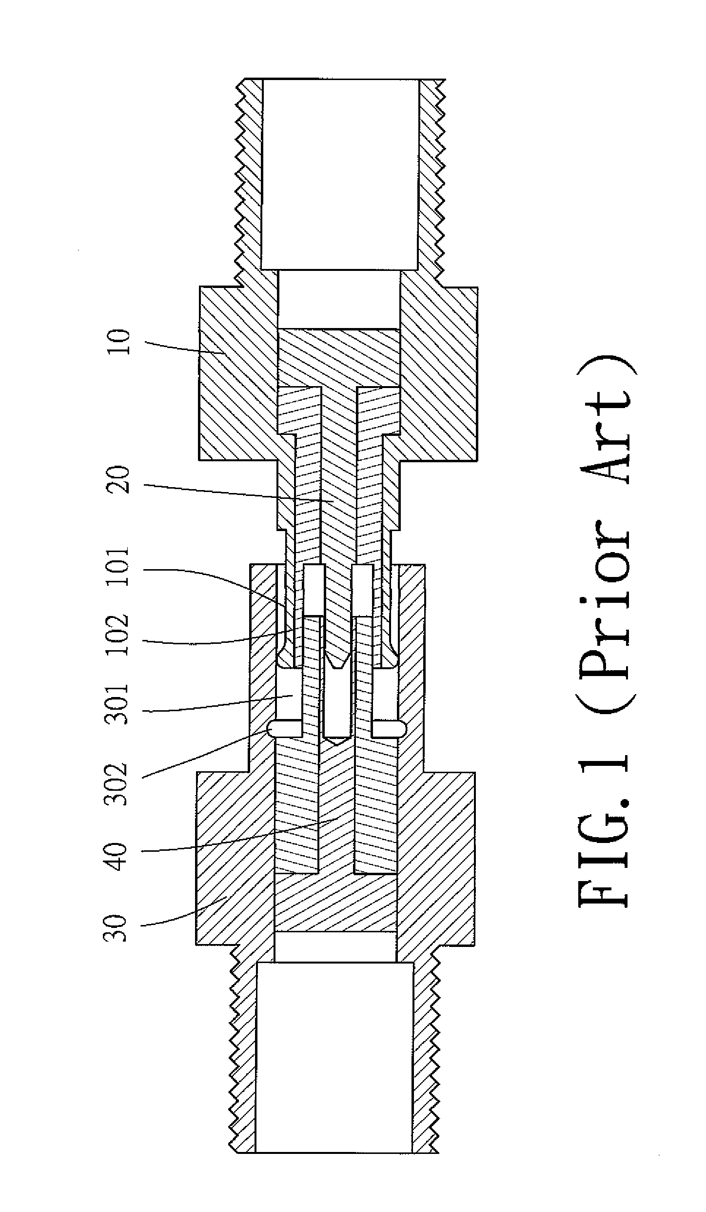 High-frequency connector assembly