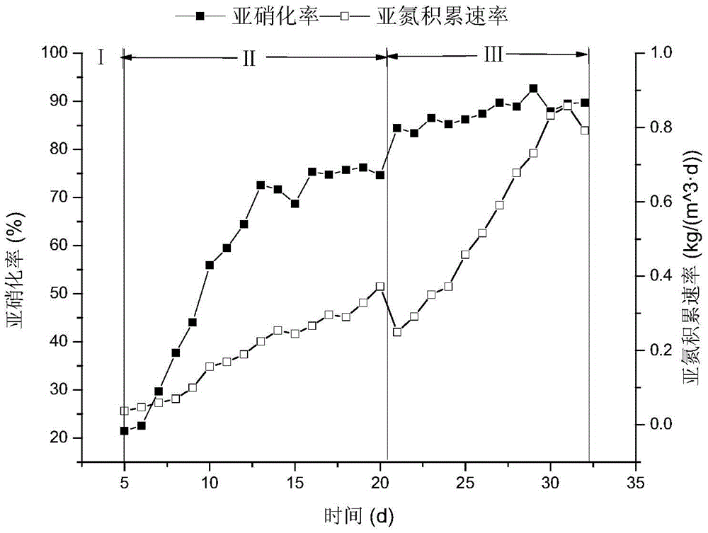 Method for starting up whole-course autotrophic nitrogen removal filter column