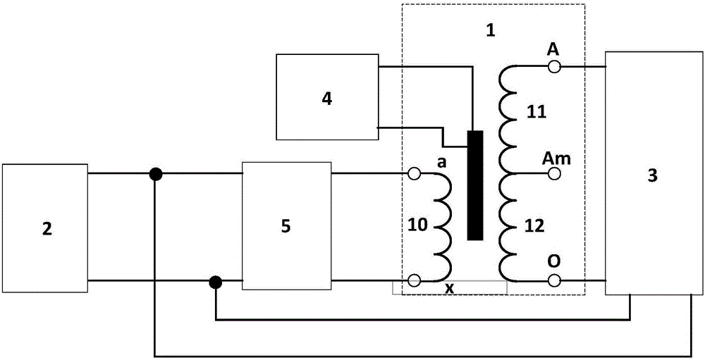 Power transformer-used silicon steel sheet iron core magnetic performance detection system and detection method