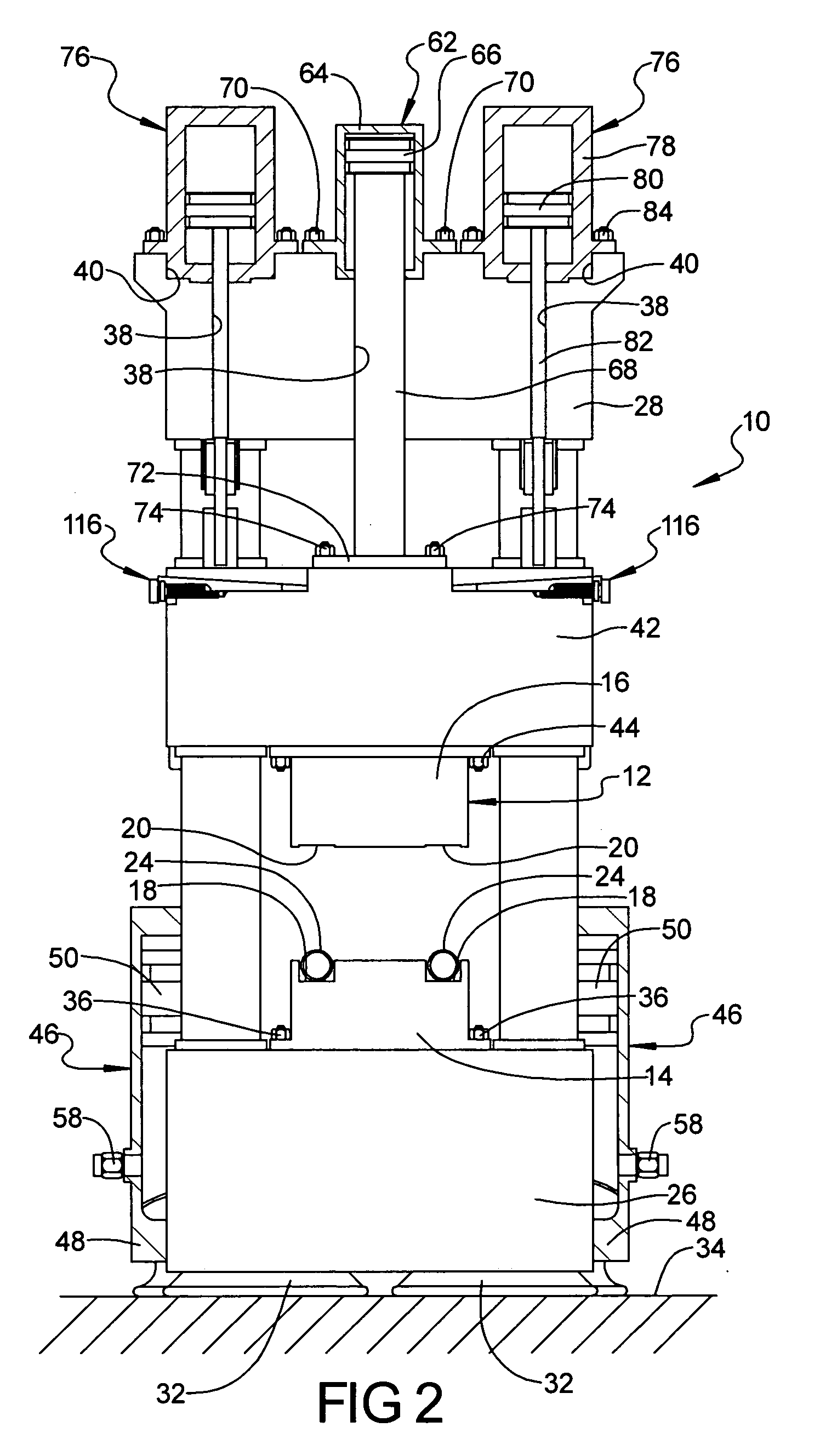 Clamp assembly for hydroforming die