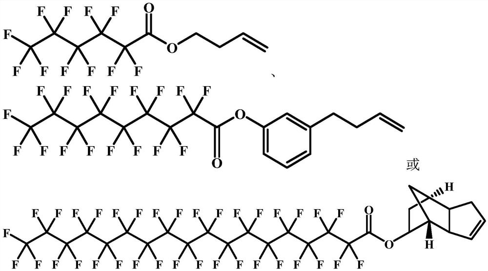 A kind of unsaturated fluorocarbon compound and its preparation method and application