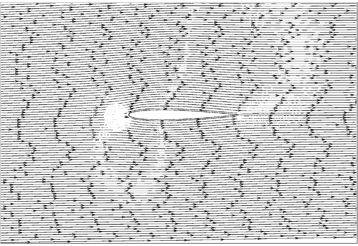 Method for processing large airfoil attach angle solid wall boundary based on Riemannian problem