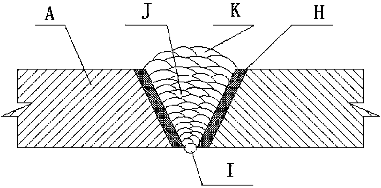 Special connector crack repair process method