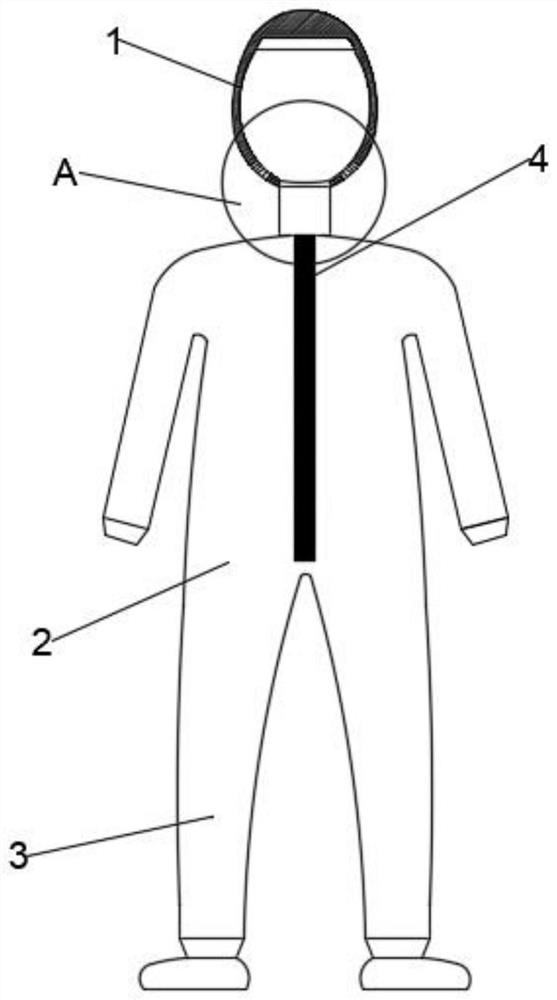 Protection clothing for new coronavirus nucleic acid detection