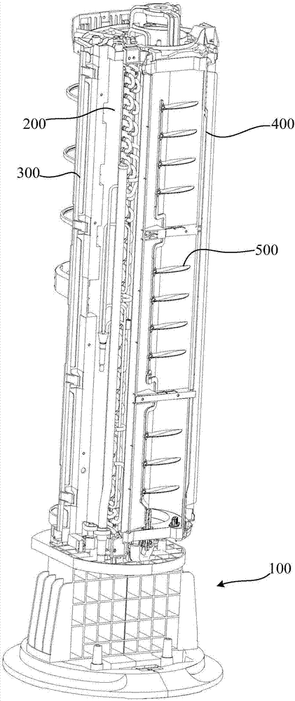 Base of floor air conditioner