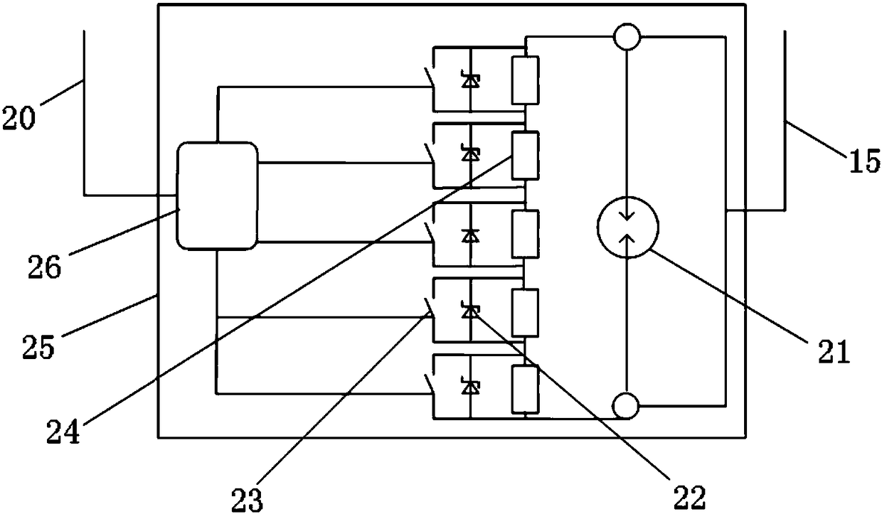 High-potential current acquisition system with rain-proof function