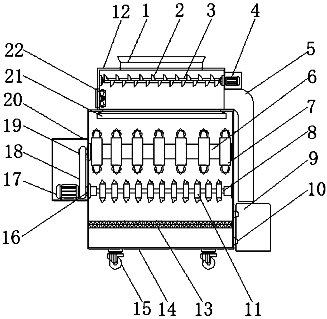 Environmentally-friendly type waste lithium battery recovery facility