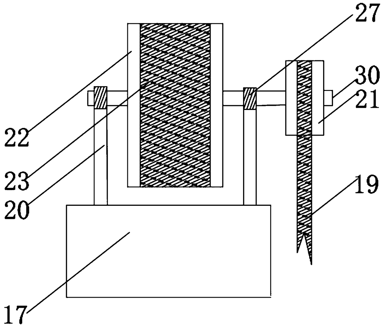 Grinding device for petroleum pipeline end openings