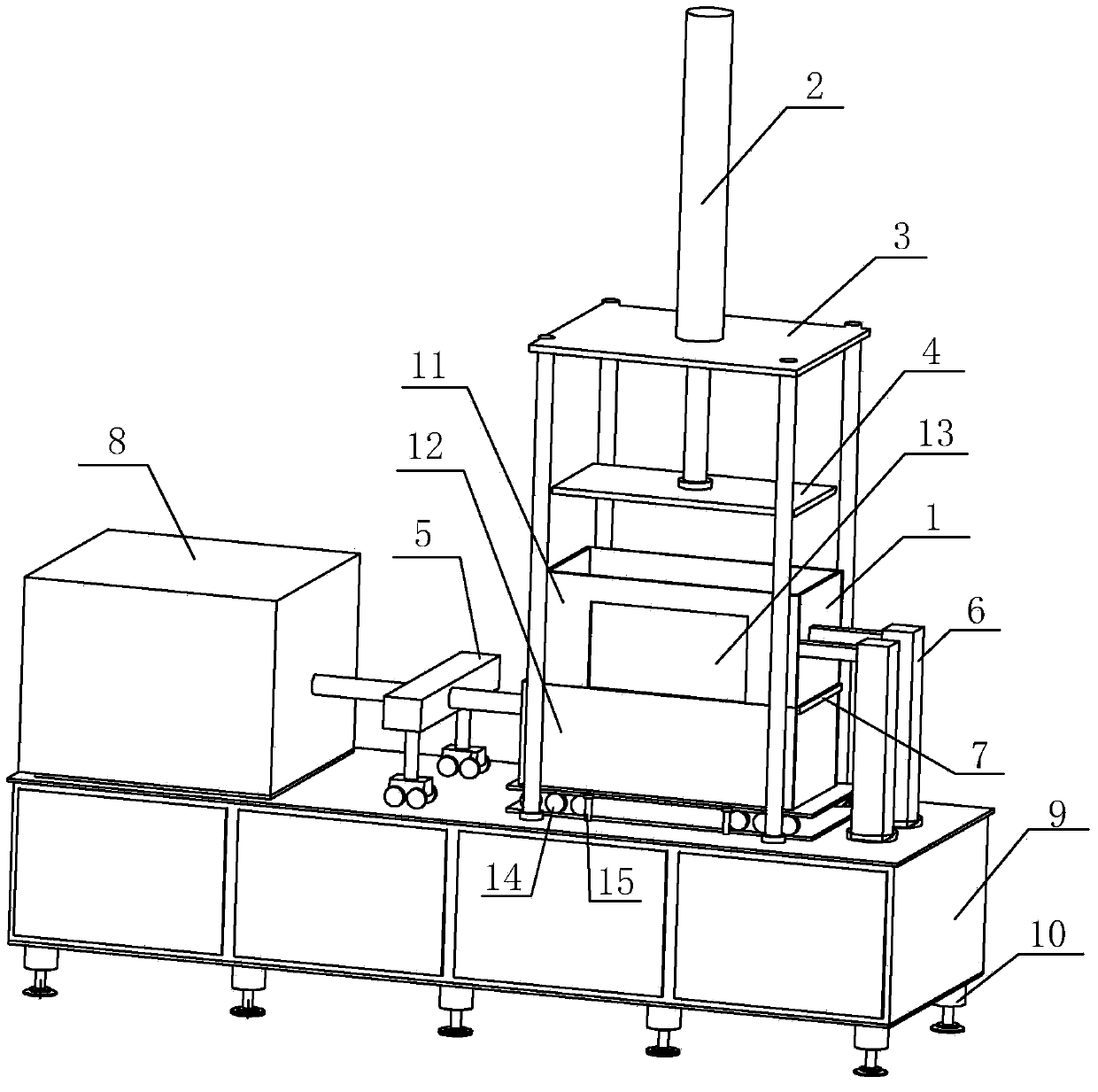 Direct shear test data acquisition instrument for big visual model of reinforced earth