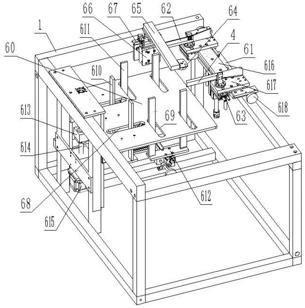 Full-automatic trouser turning and bagging packaging machine with high packaging efficiency