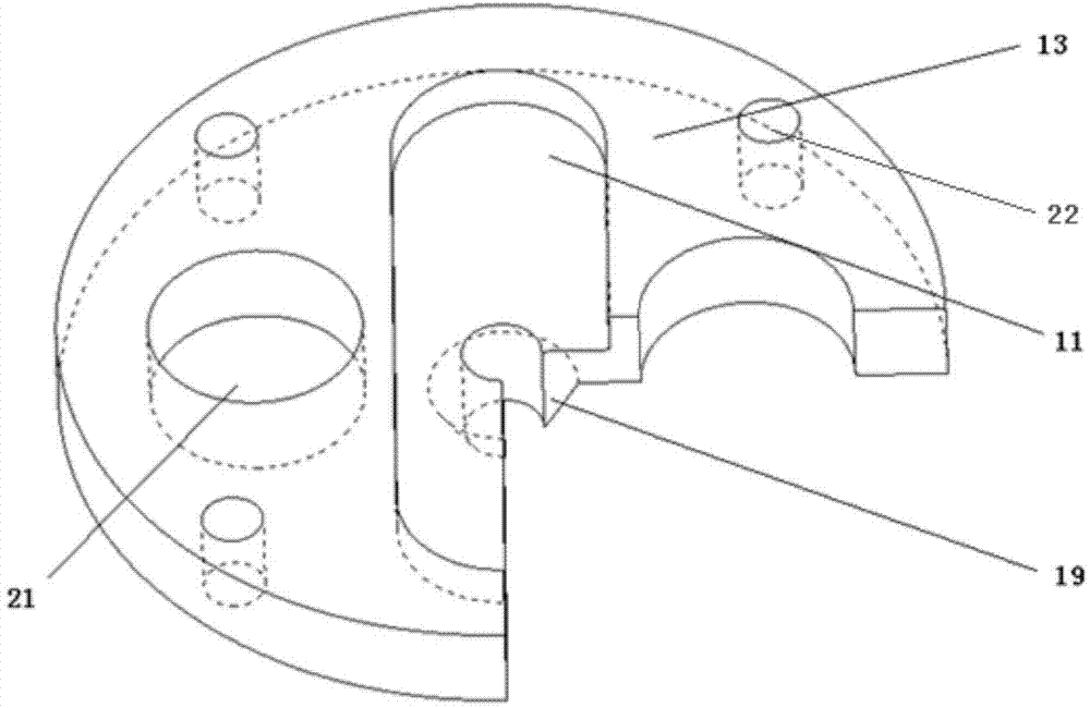 Extrusion moulding mold and method in semi-solid state preparation method of aluminium-coating magnesium composite pipe