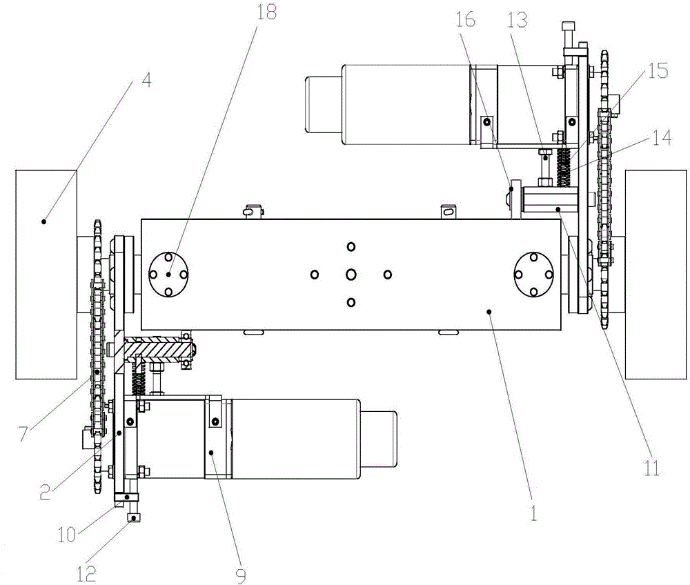 AGV driving mechanism