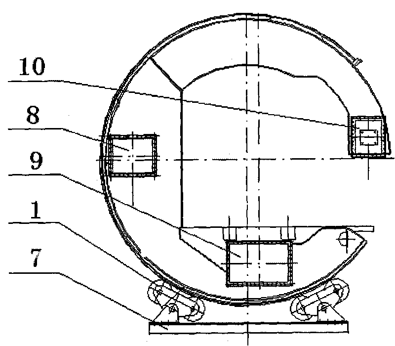 Integral assembling process for car tippler