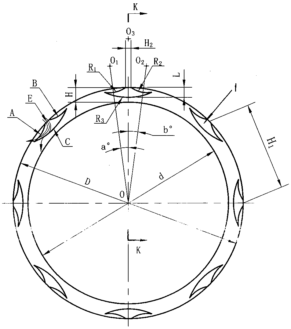 Mechanical seal end face for nuclear power medium-pressure safety injection pump