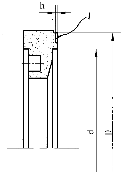 Mechanical seal end face for nuclear power medium-pressure safety injection pump