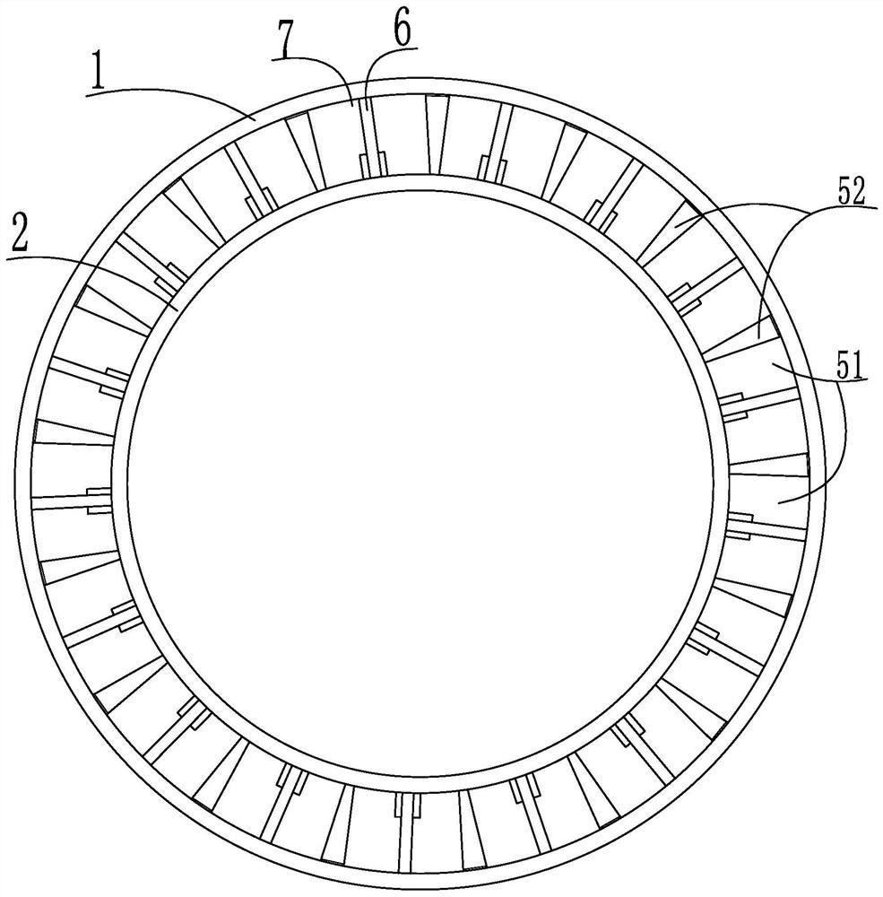 Inner valve of a cast-in-place large pipe pile hole forming device and its application method