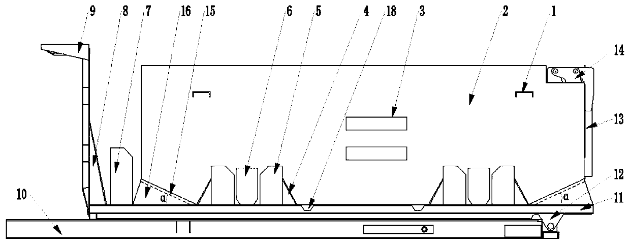 A high-efficiency transfer container