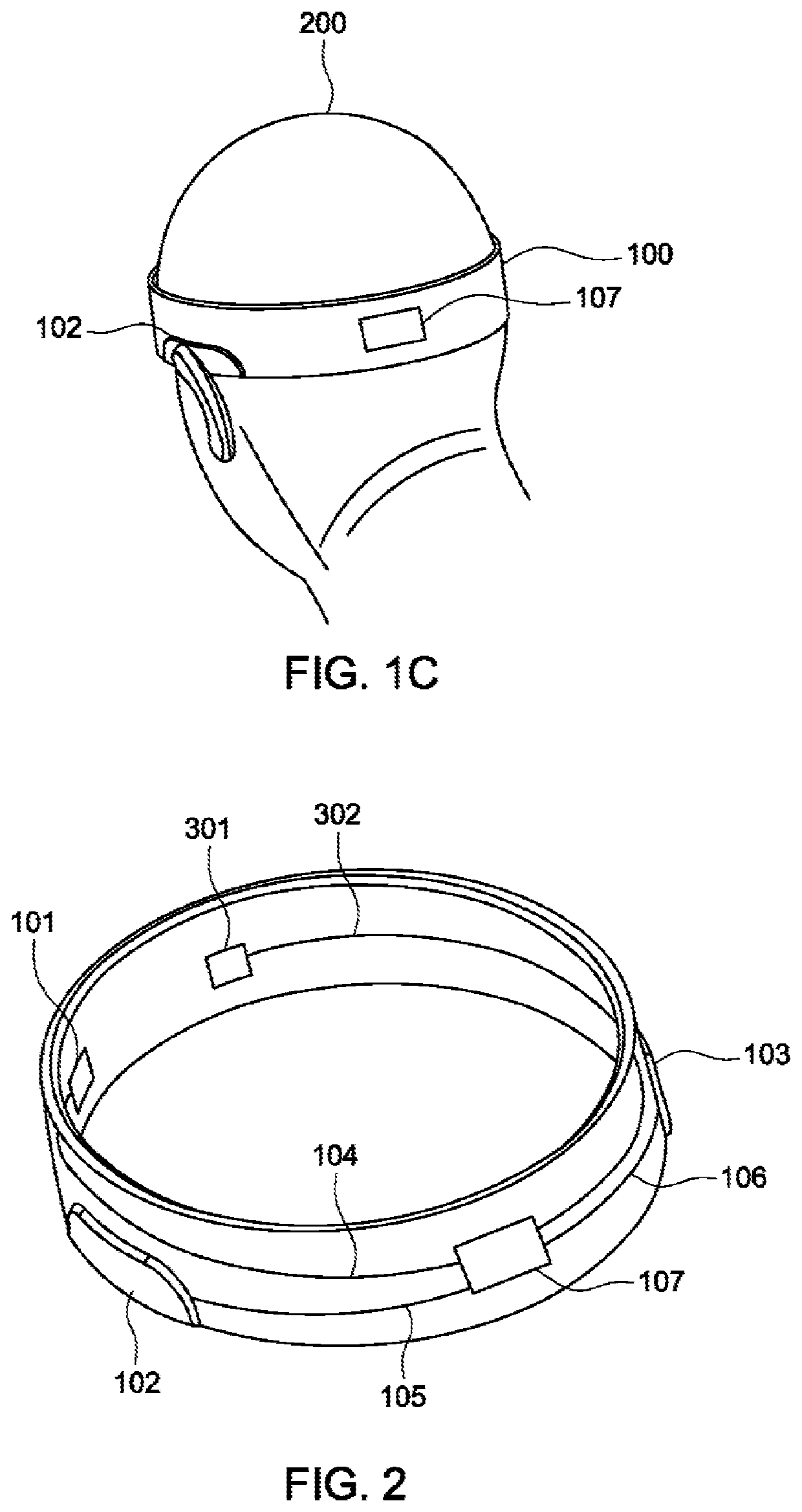 Bio-signal detecting headband