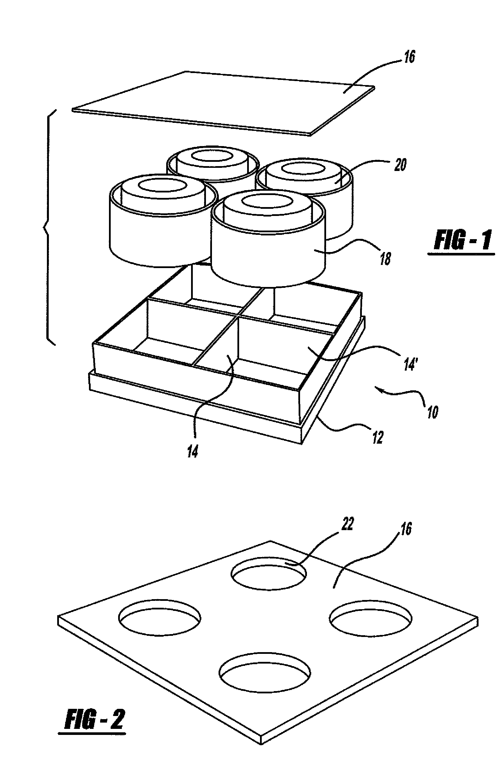 Nesting wheel packaging system