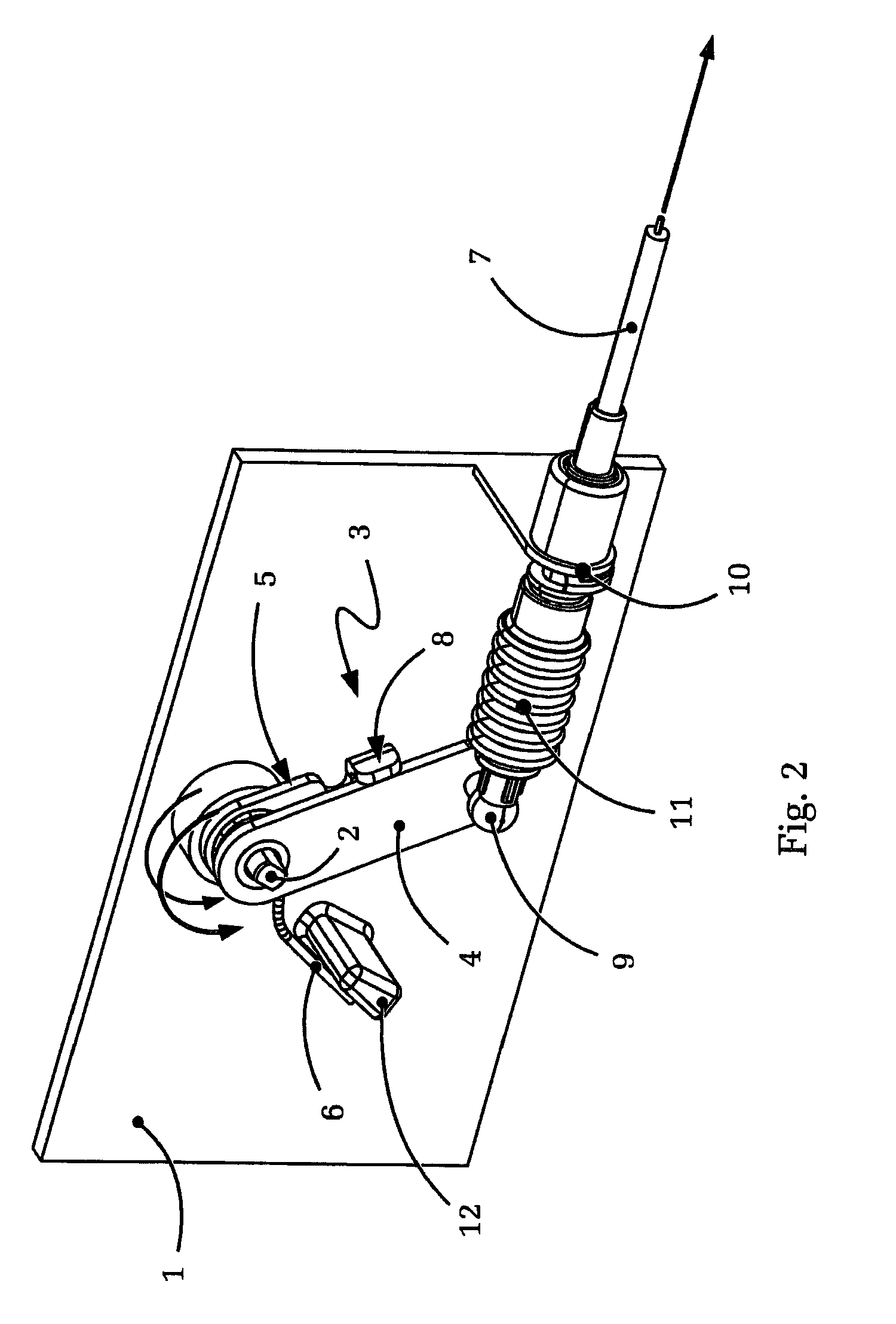 Emergency unlocking device for a parking lock