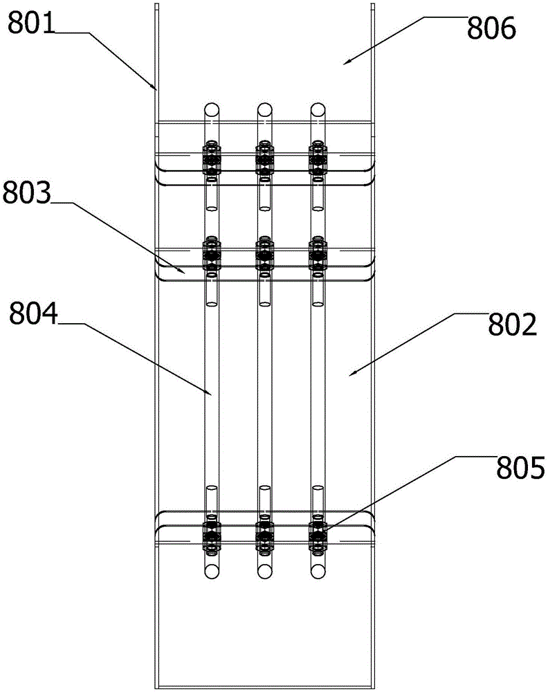 Dish turning device used for dish cleaning line body