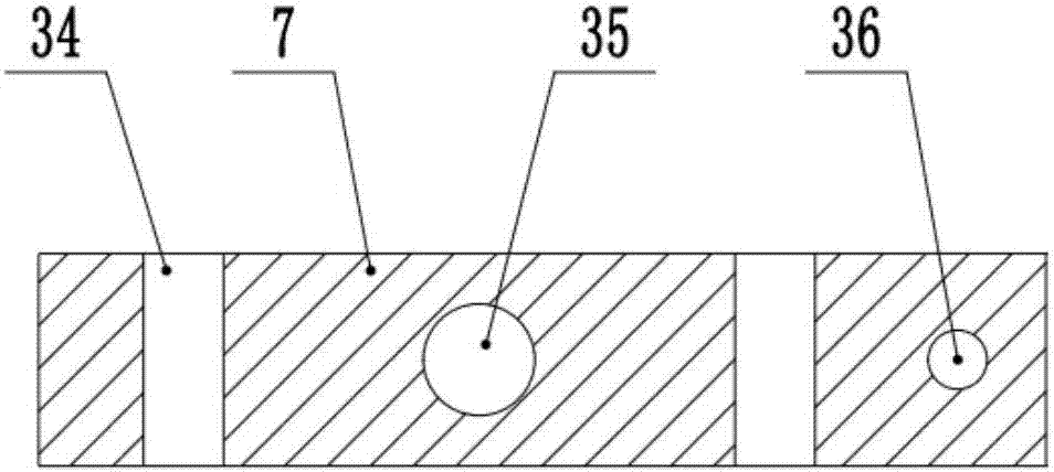 Rotor treatment device for building stirring motor production