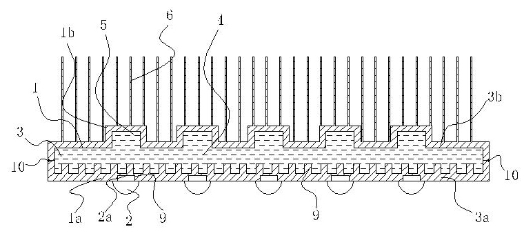 High-power light-emitting diode (LED) lamp