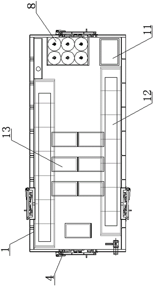 Mobile tunnel rescue cabin