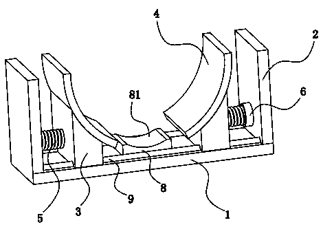 Supporting seat of steel belt