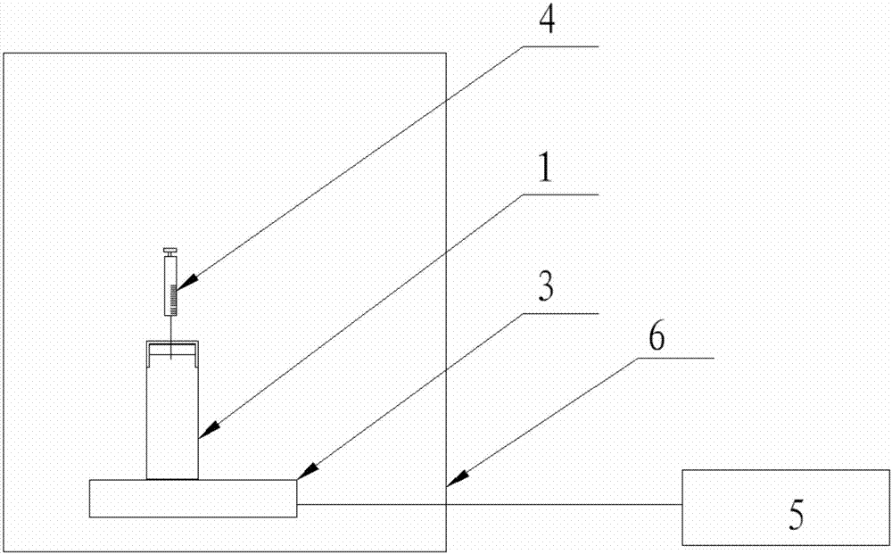 Device and method used for measuring density of trace amount of volatile liquid