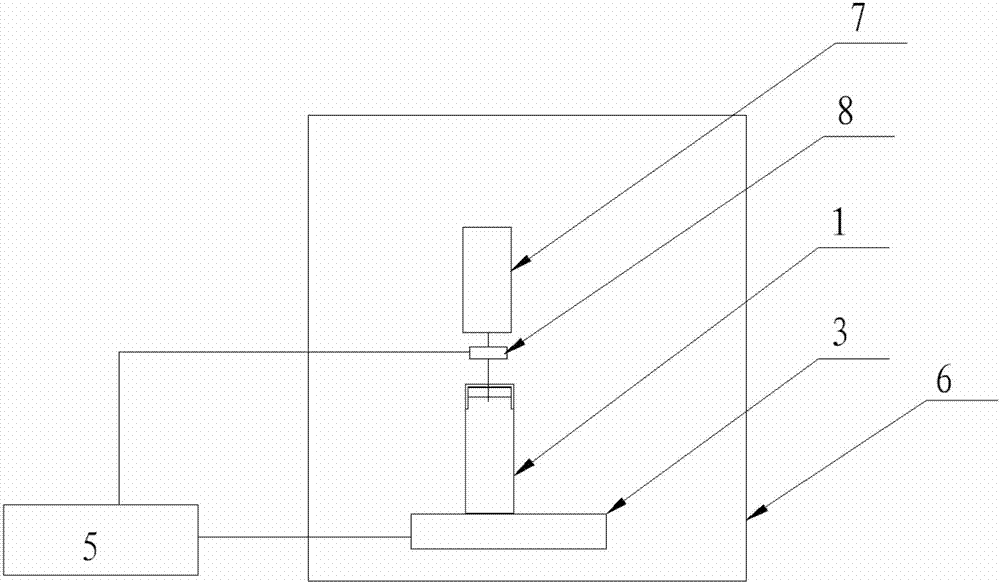 Device and method used for measuring density of trace amount of volatile liquid