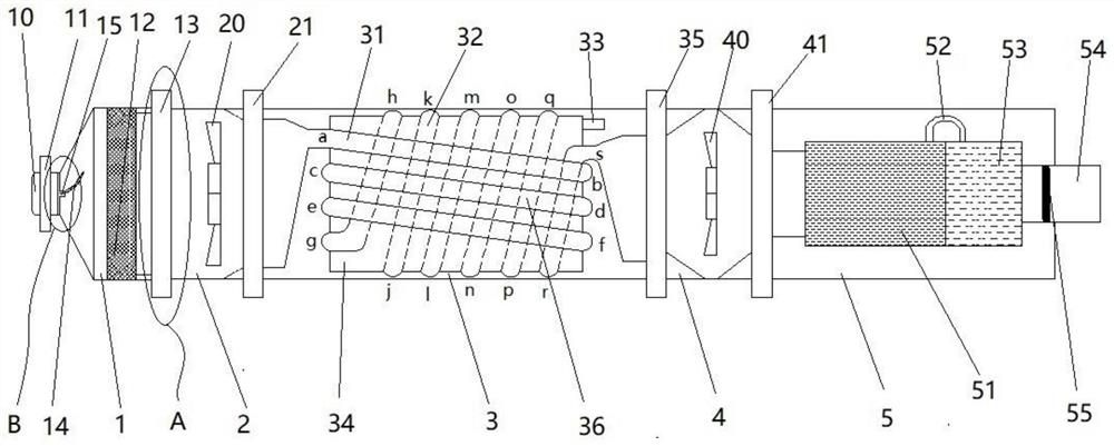 Automobile exhaust absorption and purification device and using method thereof