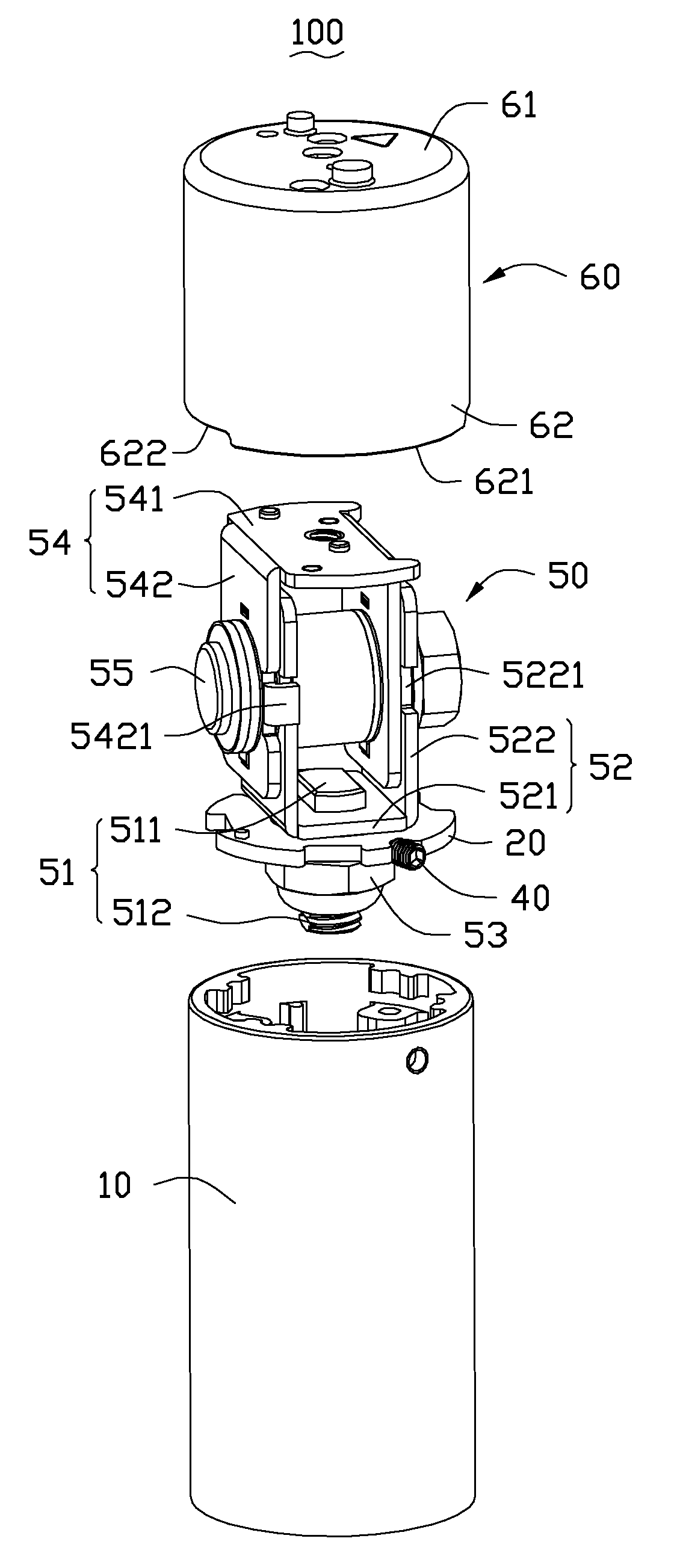 Support mechanism with mounting member rotatingly received in support seat