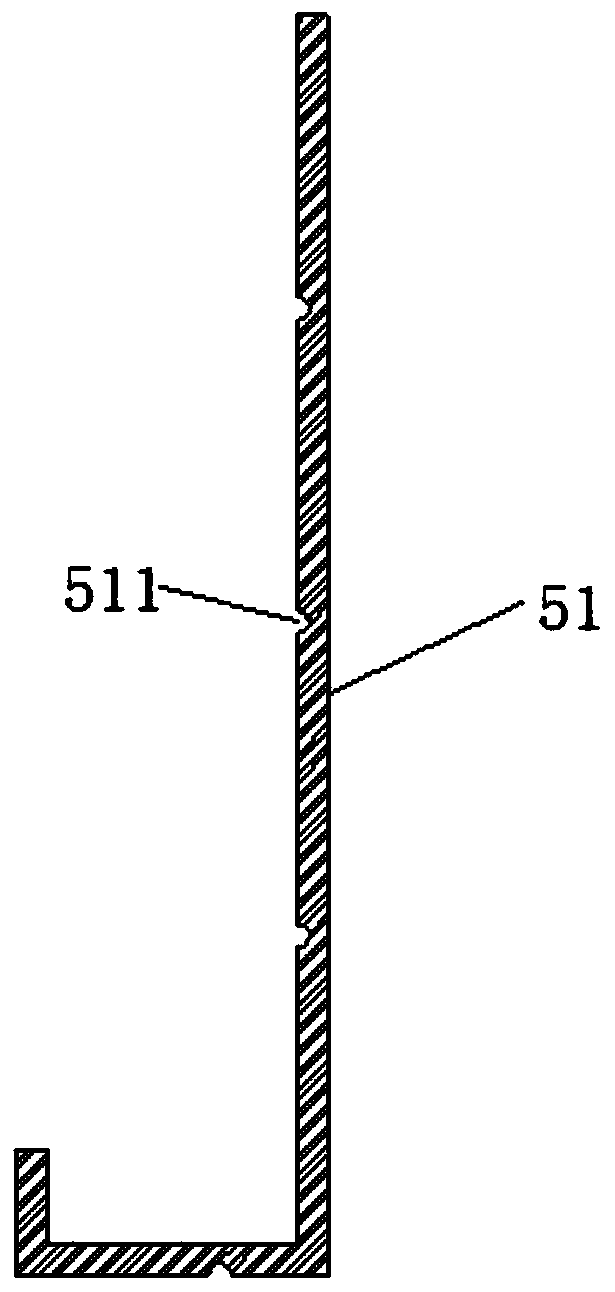 Single-side mounting structure of assembly type window sleeve