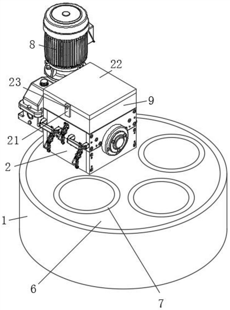 Extraction device and method for extracting heavy metals from lead-zinc tailings