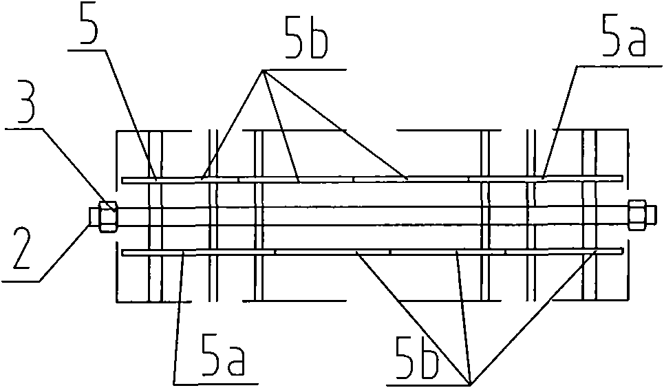 Large asynchronous motor rotor fanning strip lamination structure