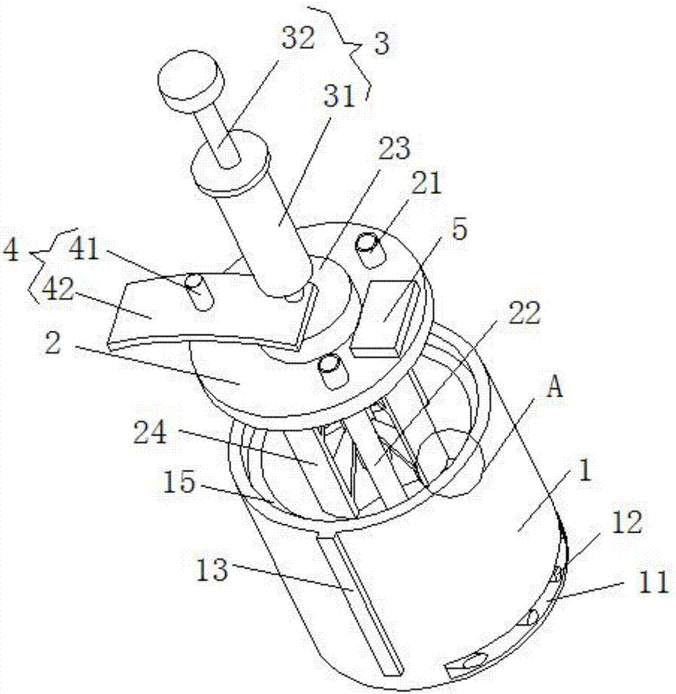 Medicine feeding device for ICU (intensive care unit) nursing