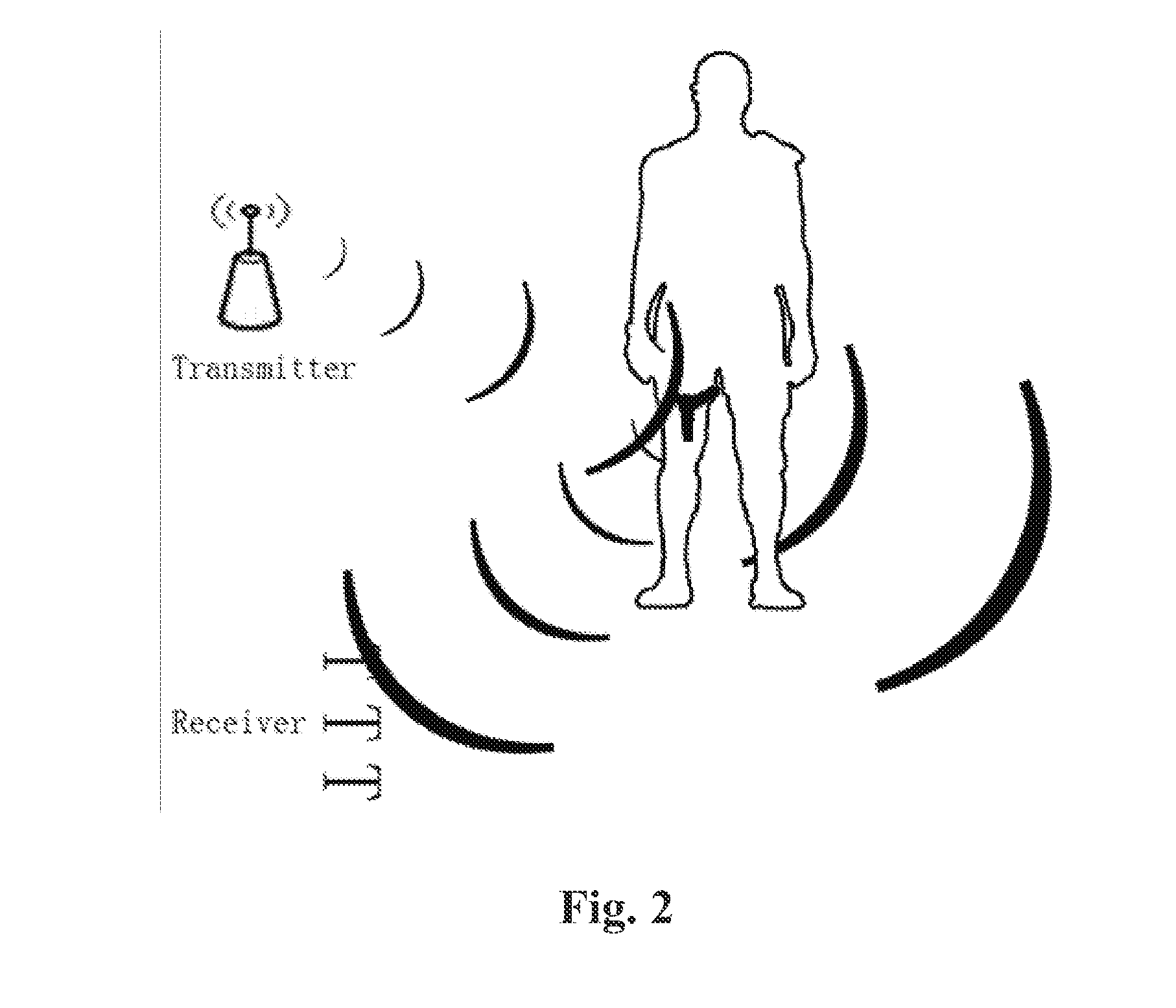 Wireless network based method for detecting presence of metal